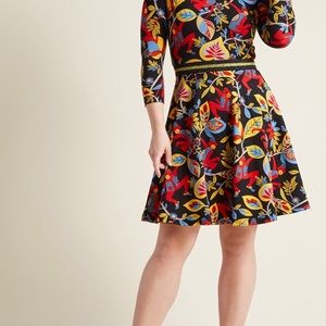 Right on the Monkey A-line Dress